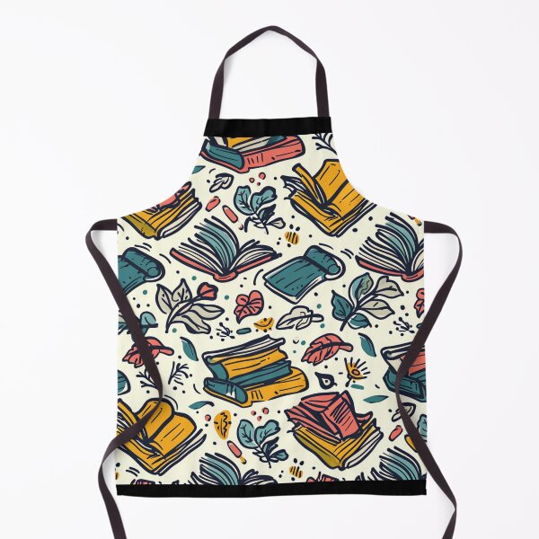 Item preview, Book Aesthetic, Abstract Doodle Books Pattern designed and sold by Desfix.