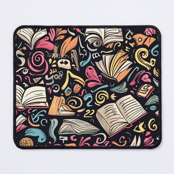 Item preview, Book Aesthetic, Abstract Doodle Books Pattern designed and sold by Desfix.