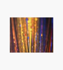 Orange Blue Embers Art Board