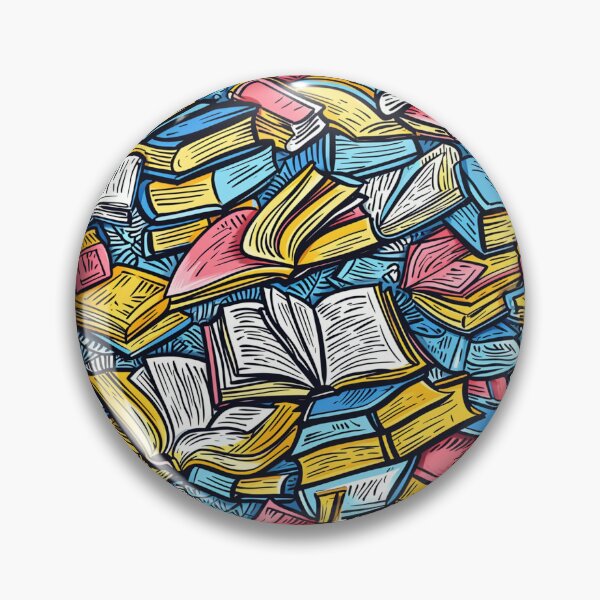 Item preview, Book Aesthetic, Abstract Doodle Books Pattern designed and sold by Desfix.