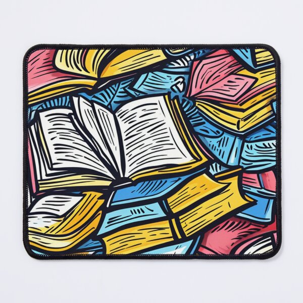 Item preview, Book Aesthetic, Abstract Doodle Books Pattern designed and sold by Desfix.