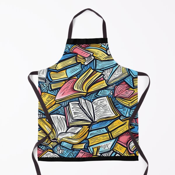Item preview, Book Aesthetic, Abstract Doodle Books Pattern designed and sold by Desfix.