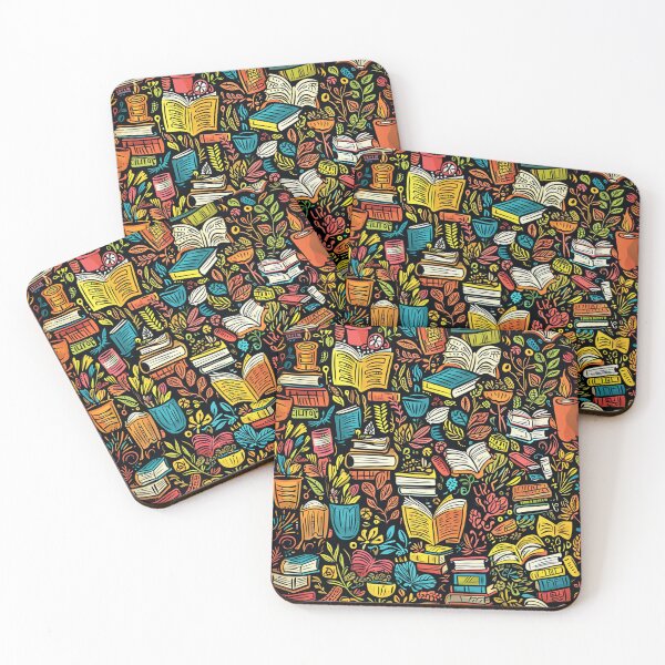 Item preview, Book Aesthetic, Abstract Doodle Books Pattern designed and sold by Desfix.