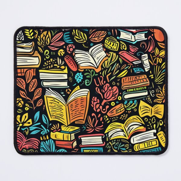 Item preview, Book Aesthetic, Abstract Doodle Books Pattern designed and sold by Desfix.
