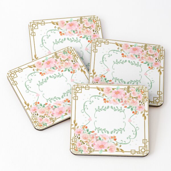Item preview, Vintage floral frame. Vintage frame with roses, leaves and butterflies. designed and sold by APHIDAT-TA.