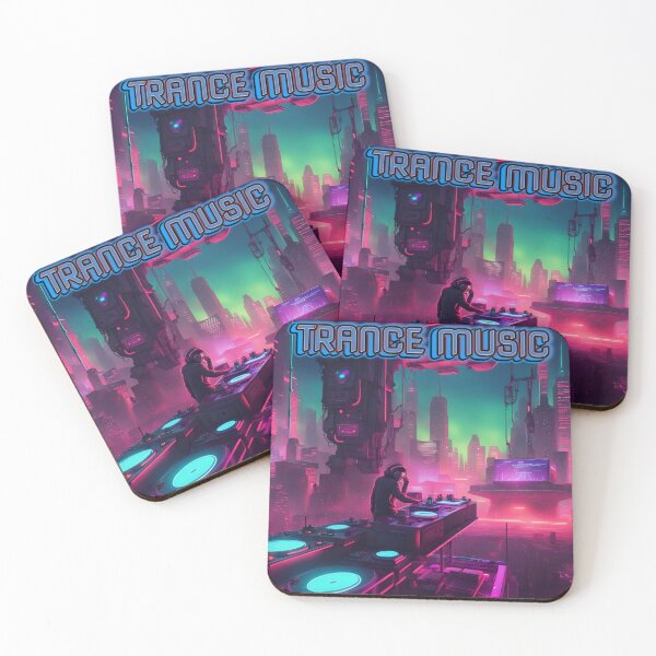 Item preview, Bass Techno Trance Raves DJ Graphic - Future Mechanical Cyberpunk Design designed and sold by 5lav.