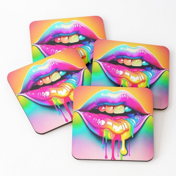 Item preview, Colorful candy lips designed and sold by catcraftss.