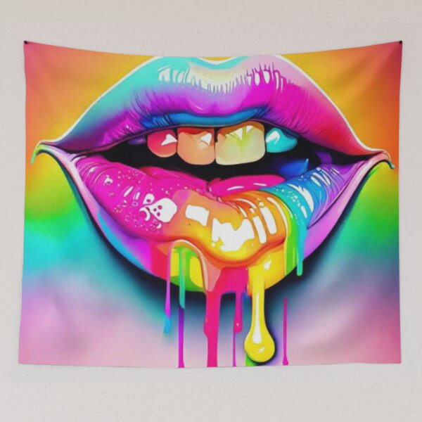 Item preview, Colorful candy lips designed and sold by catcraftss.