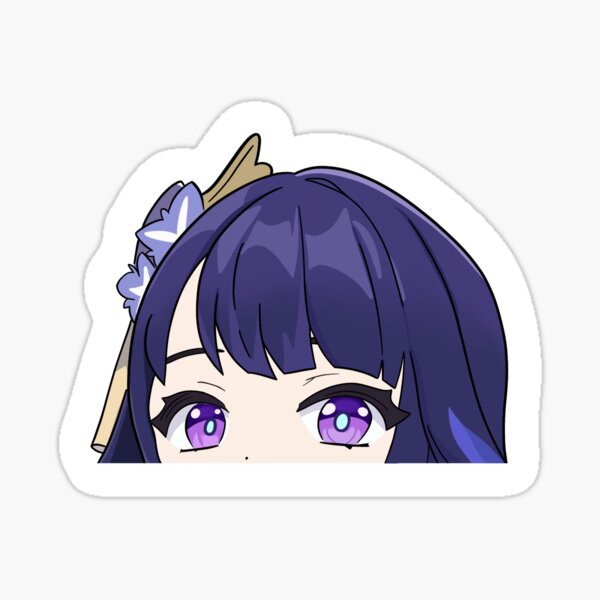 Item preview,  The Almighty Cutie Ei - Raiden Shogun Peeking designed and sold by hayyzii.