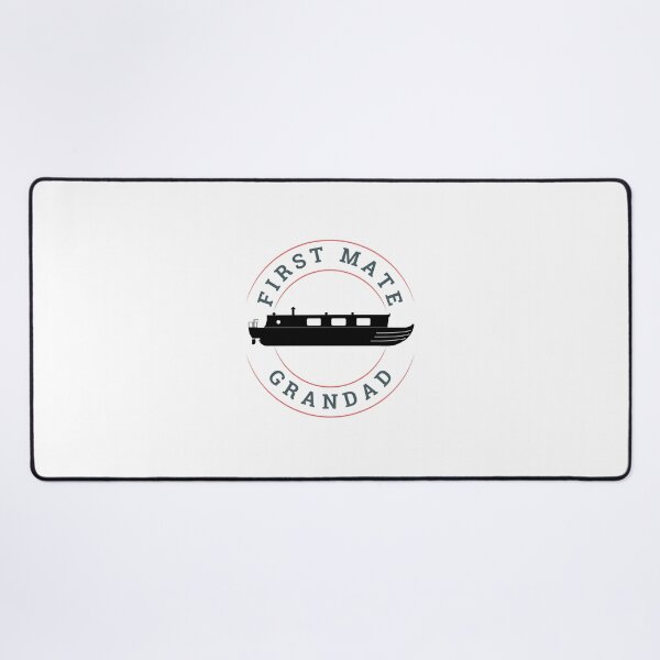 Item preview, First Mate Grandad (blk-red) designed and sold by canal-arts.