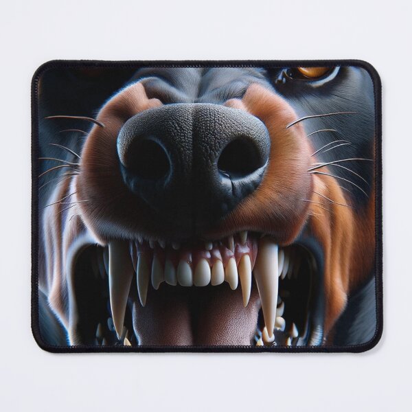 Item preview, 3D Doberman Pinscher with Menacing Teeth | A Fierce and Majestic Collection designed and sold by irek07.