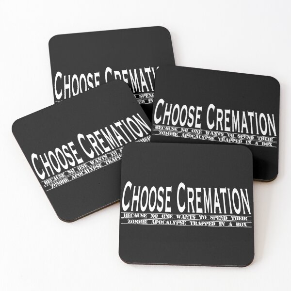 Item preview, Choose Cremation - white designed and sold by WastelandsEdge.