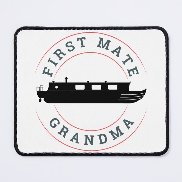 Item preview, First Mate Grandma (blk-red) designed and sold by canal-arts.
