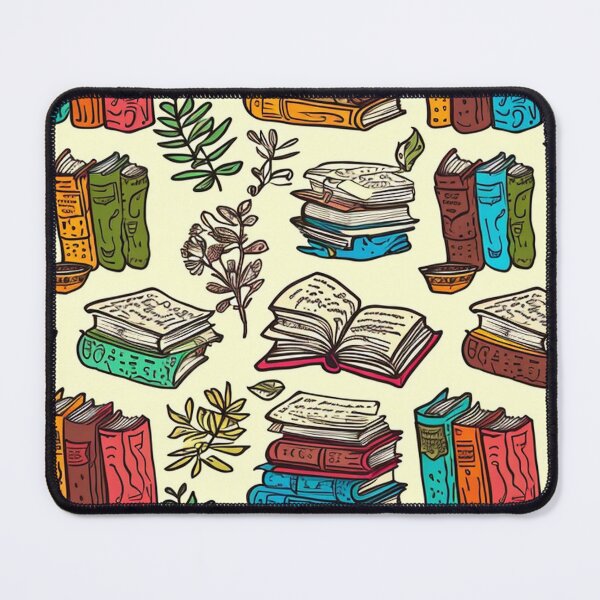 Item preview, Book Aesthetic, Abstract Doodle Books Pattern designed and sold by Desfix.