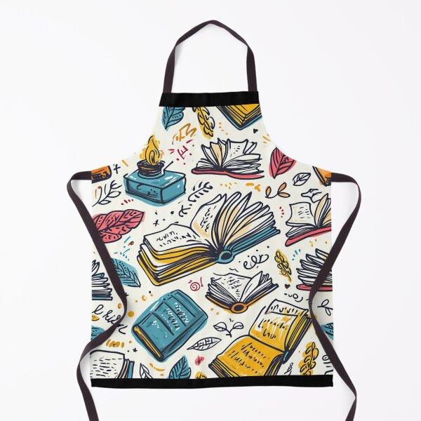 Item preview, Book Aesthetic, Abstract Doodle Books Pattern designed and sold by Desfix.