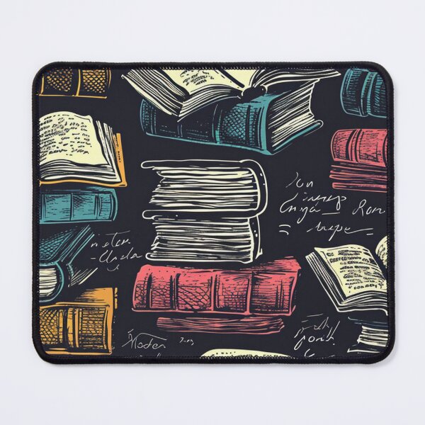 Item preview, Book Aesthetic, Abstract Doodle Books Pattern designed and sold by Desfix.