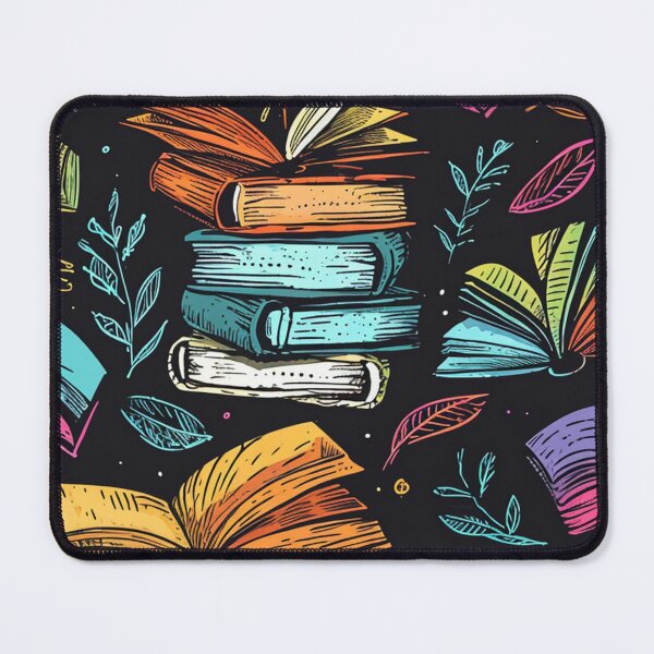 Item preview, Book Aesthetic, Abstract Doodle Books Pattern designed and sold by Desfix.