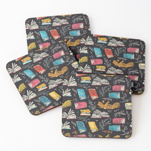 Item preview, Book Aesthetic, Abstract Doodle Books Pattern designed and sold by Desfix.