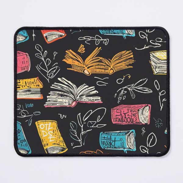 Item preview, Book Aesthetic, Abstract Doodle Books Pattern designed and sold by Desfix.