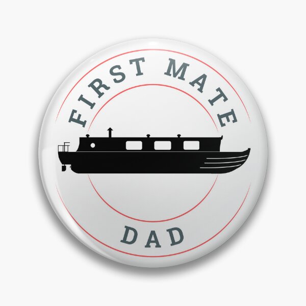 Item preview, First Mate Dad (blk-red) designed and sold by canal-arts.