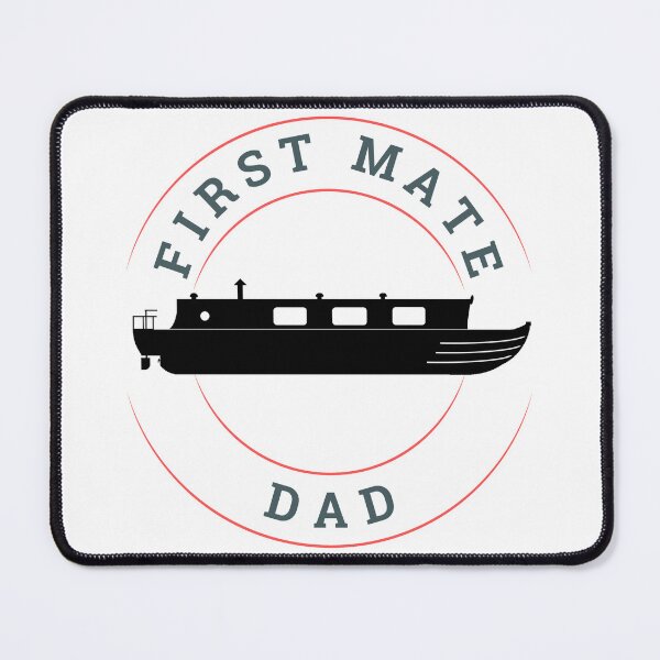 Item preview, First Mate Dad (blk-red) designed and sold by canal-arts.