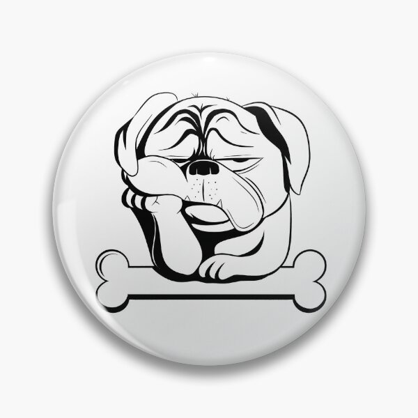 Item preview, bored pug designed and sold by KrustyKrafty.