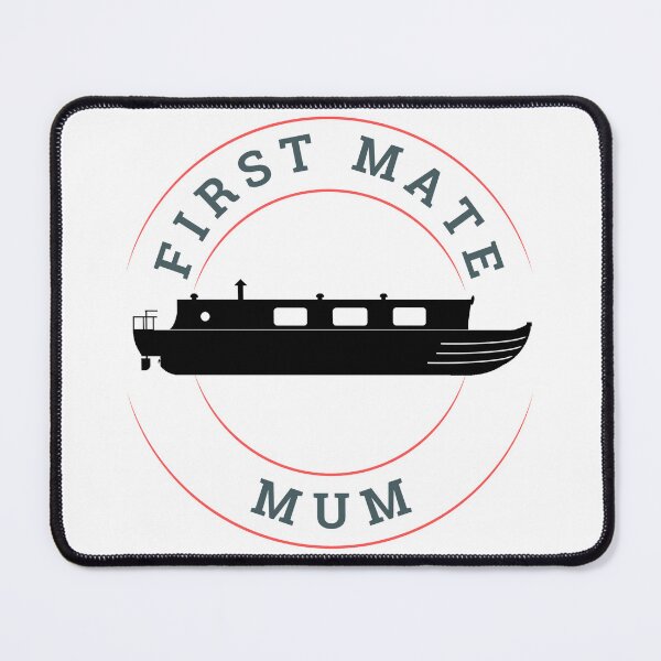Item preview, First Mate Mum (blk-red) designed and sold by canal-arts.