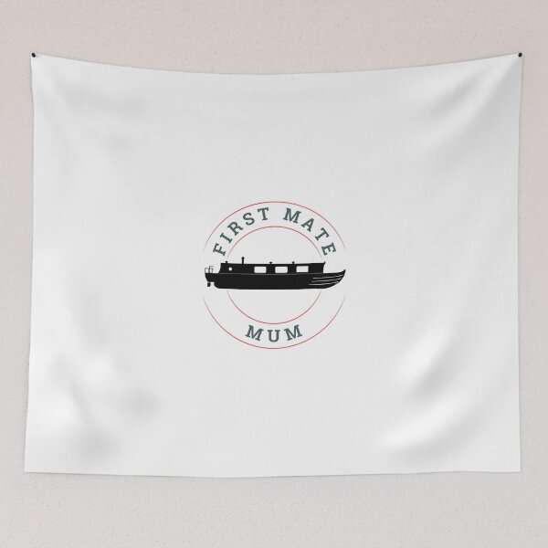 Item preview, First Mate Mum (blk-red) designed and sold by canal-arts.