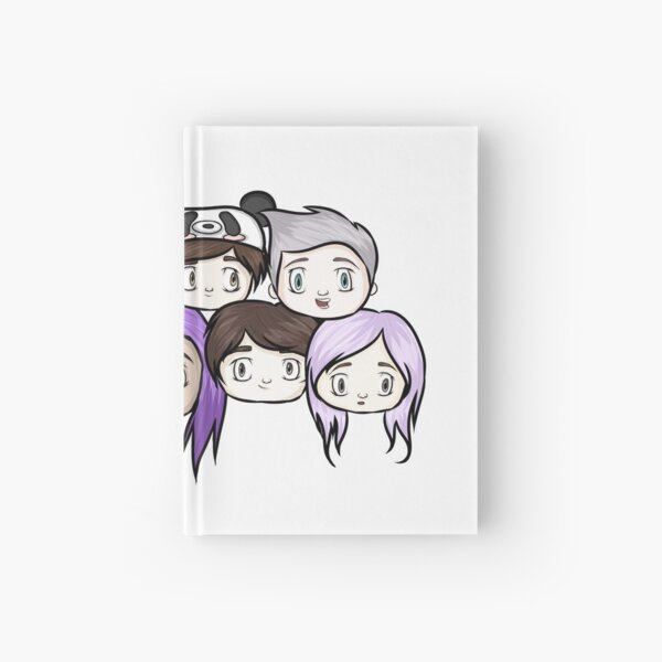 Minecraft Youtubers Hardcover Journal
