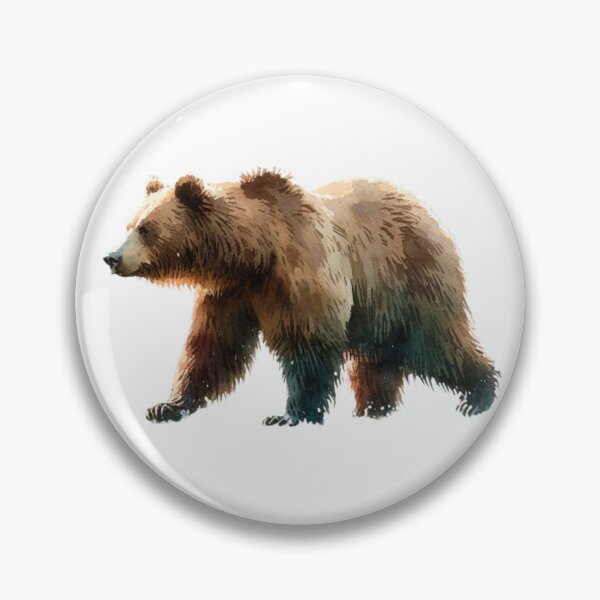 Item preview, California Bear | Water Color designed and sold by SnuggleSafari.