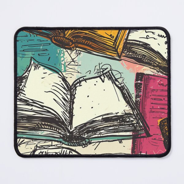 Item preview, Book Aesthetic, Abstract Doodle Books Pattern designed and sold by Desfix.