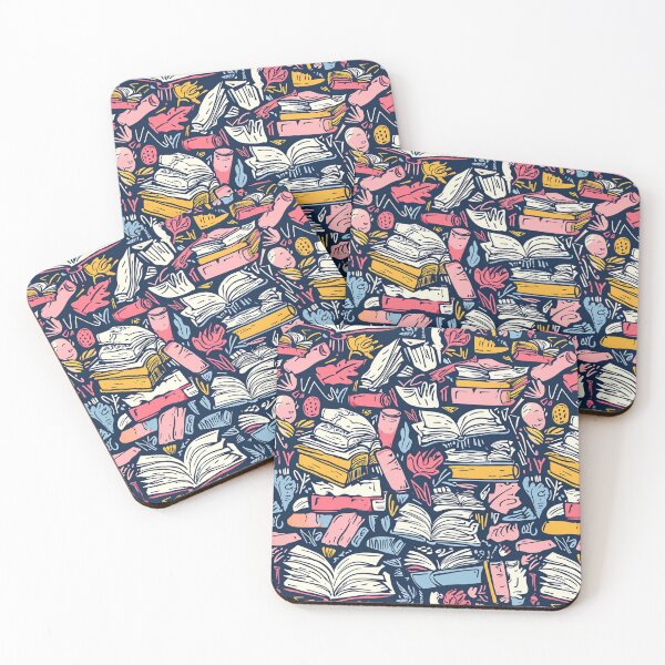 Item preview, Book Aesthetic, Abstract Doodle Books Pattern designed and sold by Desfix.
