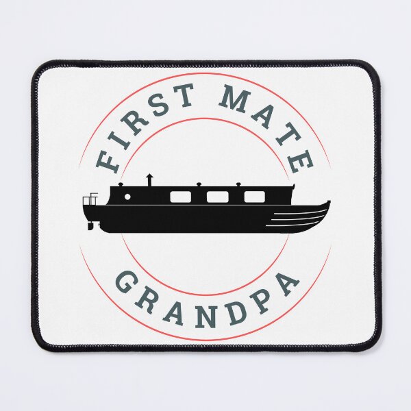 Item preview, First Mate Grandpa (blk-red) designed and sold by canal-arts.