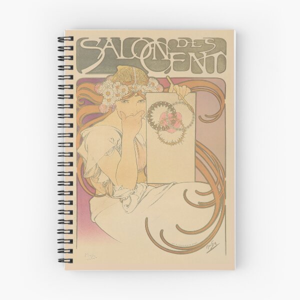 Item preview, Salon des Cent (plain version), by Alphonse Mucha. HIGH DEFINITION designed and sold by MINDTHECHERRY.