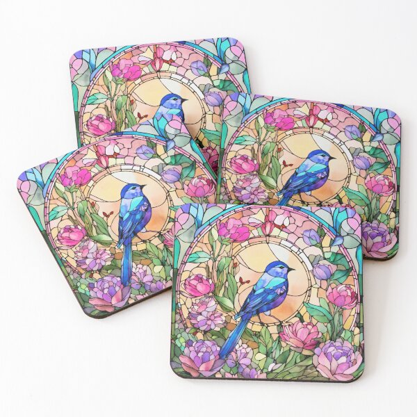 Item preview, Bird stained glass fairytale designed and sold by leadgie.