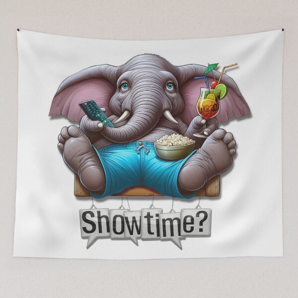 Item preview, Elephant's Recline designed and sold by NickTaroDesign.