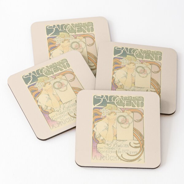 Item preview, Salon des Cent, by Alphonse Mucha. HIGH DEFINITION designed and sold by MINDTHECHERRY.