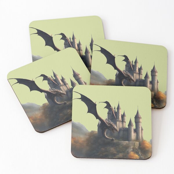 Item preview, gothic castle inhabited by a dragon designed and sold by LYDIA0304.