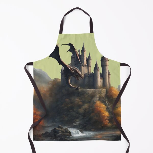 Item preview, gothic castle inhabited by a dragon designed and sold by LYDIA0304.