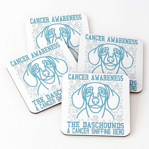 Item preview, THE DASCHOUNDS A CANCER SNIFFING HERO, CANCER AWARENESS designed and sold by Rejiboustarts.