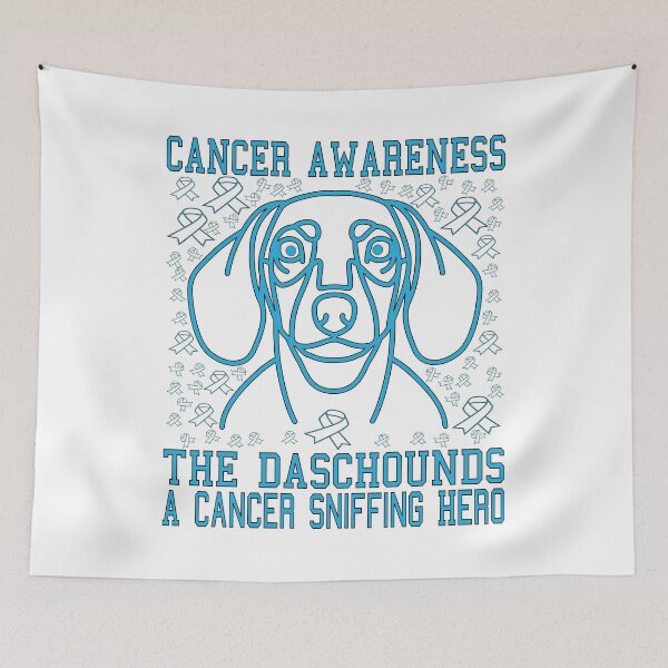 Item preview, THE DASCHOUNDS A CANCER SNIFFING HERO, CANCER AWARENESS designed and sold by Rejiboustarts.