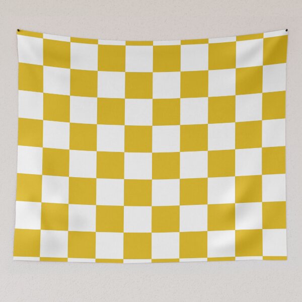 Item preview, Mustard Yellow Checkers Pattern designed and sold by Jared Davies.