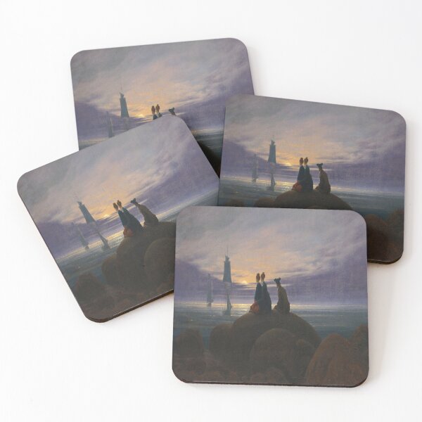 Item preview, Moonrise over the Sea - 1822 - Caspar David Friedrich designed and sold by THASSON.