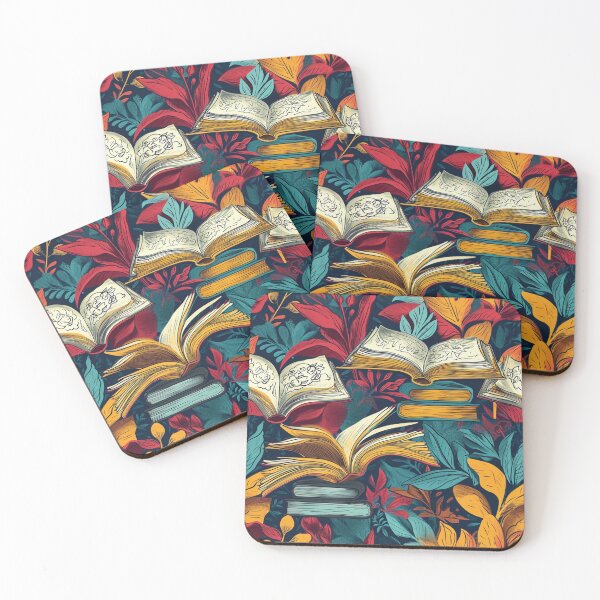 Item preview, Book Aesthetic, Abstract Doodle Books Pattern designed and sold by Desfix.