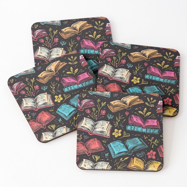 Item preview, Book Aesthetic, Abstract Doodle Books Pattern designed and sold by Desfix.