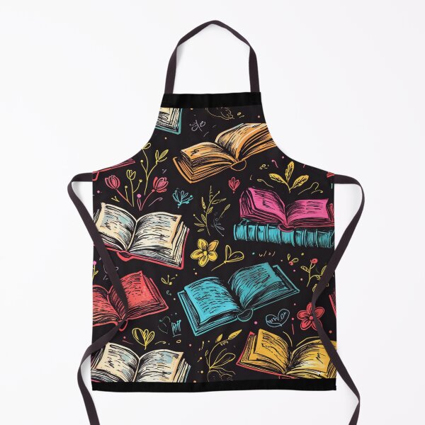 Item preview, Book Aesthetic, Abstract Doodle Books Pattern designed and sold by Desfix.