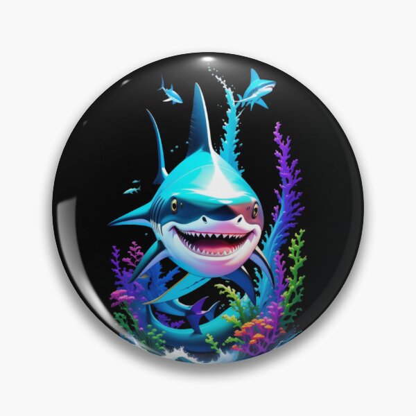 Item preview, Cartoon Shark Encounter designed and sold by Rell1970.