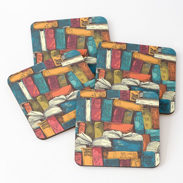 Item preview, Book Aesthetic, Abstract Doodle Books Pattern designed and sold by Desfix.