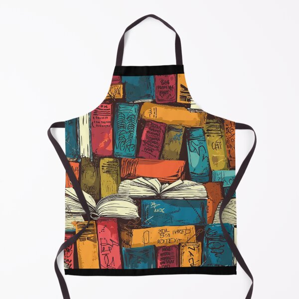 Item preview, Book Aesthetic, Abstract Doodle Books Pattern designed and sold by Desfix.