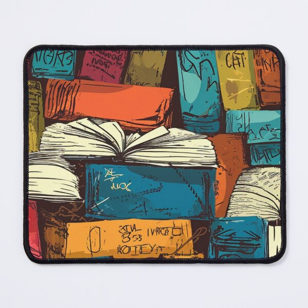 Item preview, Book Aesthetic, Abstract Doodle Books Pattern designed and sold by Desfix.